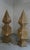 Set of two large moroccan obelisk-style lamps produced in the 1980s. Crafted from hand-punched metal (fretwork), they...