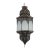 Moroccan Moorish Hanging Metal Lantern With Milky Glass For Sale