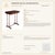 Small Antique Vanity Desk in Walnut, 1890 For Sale - Image 10 of 12
