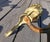 Brass Vintage Ornate Cast Brass Fireplace Andirons 1950s For Sale - Image 8 of 18