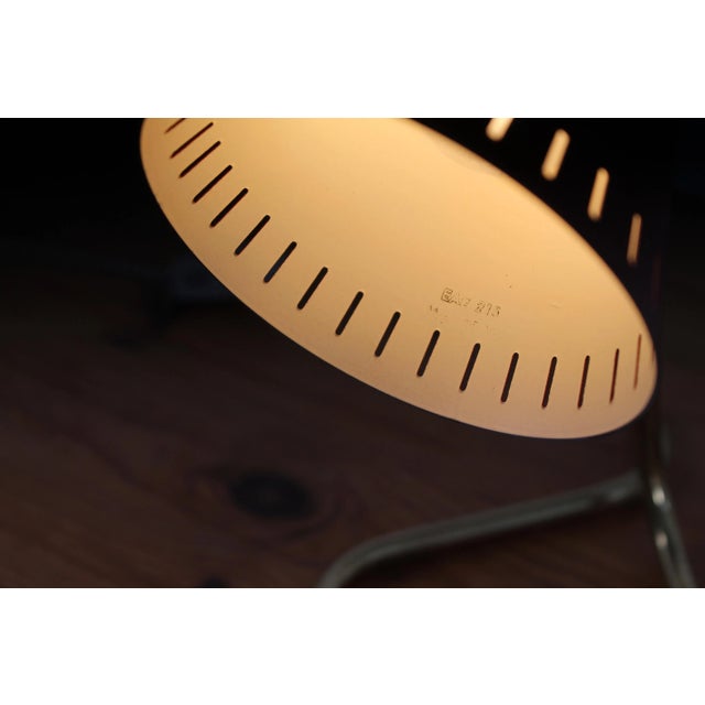 Red and Brass Diabolo Table Light by Asea, 1950s For Sale - Image 12 of 13