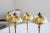 Mid-Century Modern Brass Oil Lamps from Hejl, Denmark, Set of 4 For Sale - Image 4 of 9