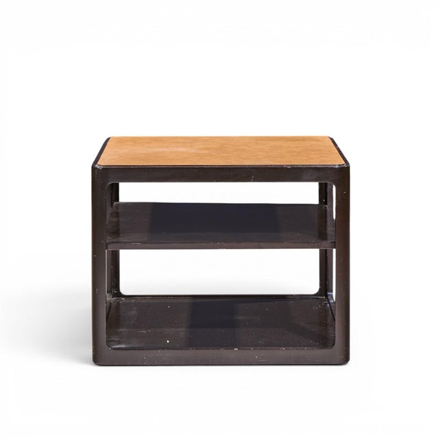 Dunbar Furniture Roger Sprunger for Dunbar Mid Century Mahogany Side Table For Sale - Image 4 of 10