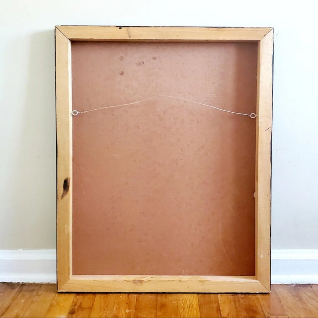 "Terrain" Abstract Textured Mixed Media Painting on Board, Signed For Sale - Image 11 of 12