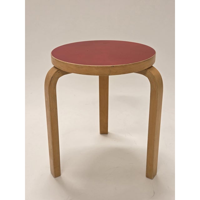 1950s Vintage 60 Stool by Alvar Aalto for Artek, 1950s For Sale - Image 5 of 15