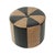 1960s Vintage Brown 2-Tone Skai Ottoman, 1960s For Sale - Image 5 of 12