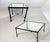 1970s Elevate Your Living Space With the Timeless Artistry of These Diego Giacometti-Inspired Glass Top Tables 1970s For Sale - Image 5 of 12