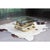 This one is a stunner!! This can be used as a Cocktail or Coffee table and features a Stacked Chrome and Brass base and a...