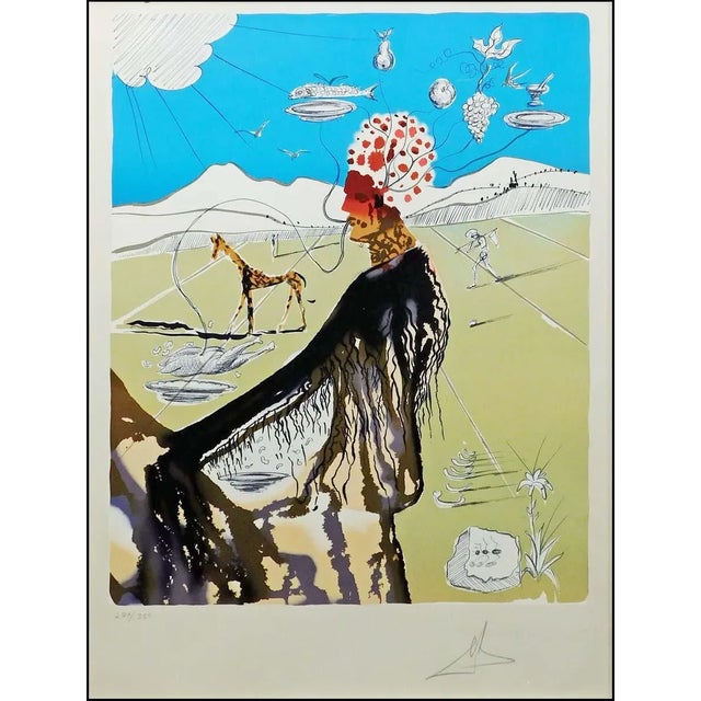Salvador Dali the Earth Goddess Authentic Pencil Signed Fine Art Framed For Sale - Image 9 of 9