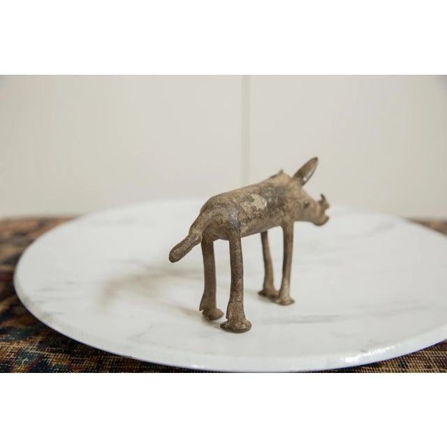Vintage African Bronze Warthog For Sale - Image 4 of 5