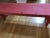 American Red Painted Barn Bench For Sale - Image 9 of 10