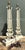 Metal Vintage Cast Iron Column Lamps - A Pair For Sale - Image 7 of 12