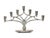 Silver Art Deco Pewter 7-Arm Candelabra from Heavy Ke & Co. Sweden, 1930s For Sale - Image 8 of 8