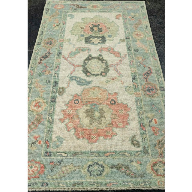 Turkish Oushak Rug 2'9" x 5' #20254 Explore a curated collection of hallway runners, wool rugs, and handmade masterpieces...