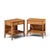 Broyhill Brasilia Mid Century Walnut and Brass Nightstands - Pair Each nightstand measures: 22.25 wide x 15 deep x 22...