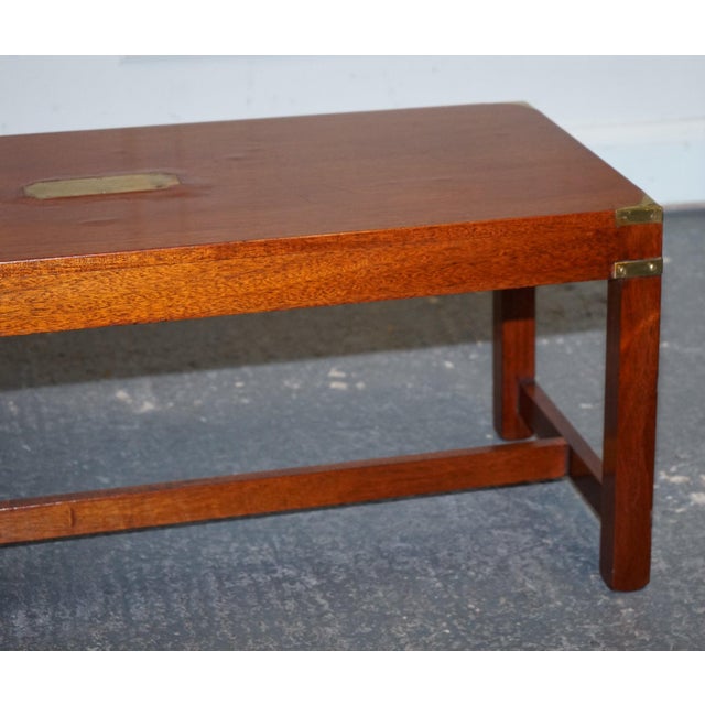 2000 - 2009 Military Campaign Coffee Table from Harrods Kennedy London For Sale - Image 5 of 16