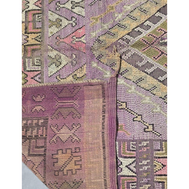 1980s Vintage Moroccan Area Rug - 9.8 X 5.8 Ft For Sale - Image 5 of 8