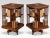 Wood Mahogany Inlaid Revolving Bookcases from Maple and Co., 1890s, Set of 2 For Sale - Image 7 of 8