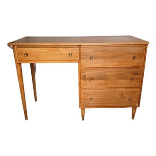 Vintage Mid-Century Modern Solid Birch "Roomates" Writing Desk by Baumritter (Ethan Allen) For Sale