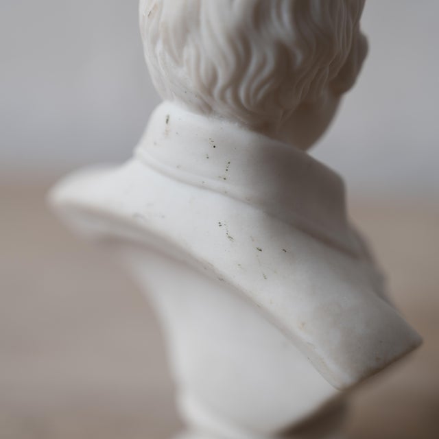 Robert Burns Parian Bust, 19th Century For Sale - Image 9 of 10
