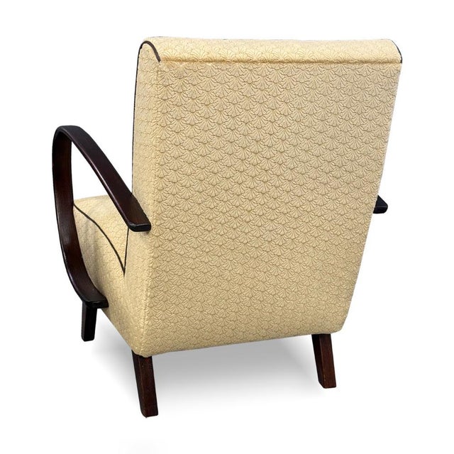 Art Deco Armchairs from Interier Praha, 1950s, Set of 2 For Sale - Image 4 of 9