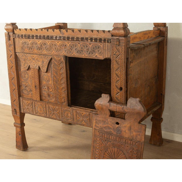 Antique Swat Valley Bridal Chest For Sale - Image 4 of 11
