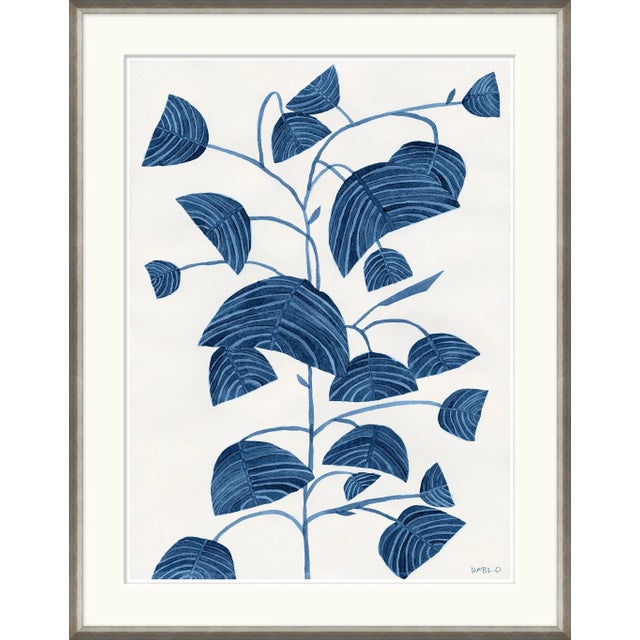 Contemporary Striped Fern Framed Art Print by Susan Hable For Sale - Image 3 of 3