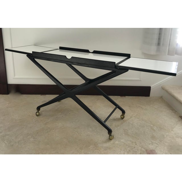 1950s Mid Century Bar Cart For Sale - Image 4 of 8