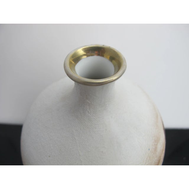 Ceramic Royal Bayreuth Bavaria Porcelain Figural Tapestry Fancy Lady Portrait Vase For Sale - Image 7 of 9