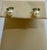 2020s 6 MM White Akoya Aaa Pearl Stud Earrings 14 K Yellow Gold + Diamond + Emerald For Sale - Image 5 of 8