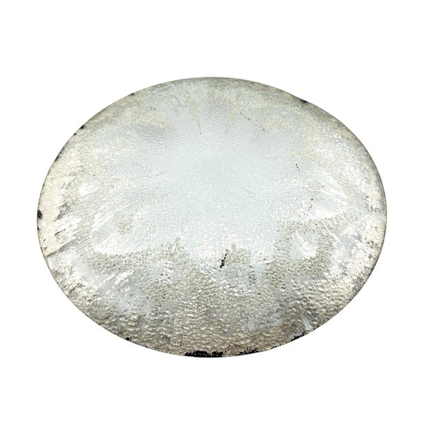 1960s Vintage Dorothy Thorpe Sterling Overlay "Atomic Splash" Round Platter For Sale - Image 5 of 5
