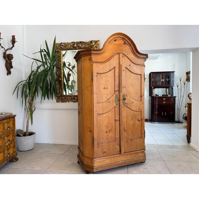 Baroque Farmhouse Cupboard in Wood For Sale - Image 5 of 18
