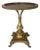 Vintage Solid Brass & Wood, Banded Accent, Occasional Table or Gueridon For Sale