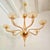 1980s Amber-Brown Neoclassical Murano Chandelier For Sale - Image 4 of 9