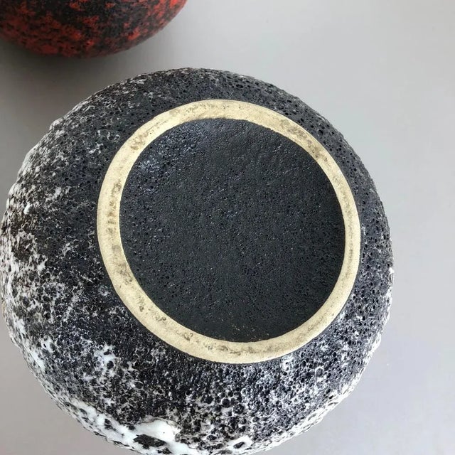 Multi-Colored Fat Lava Ceramic Vases from Scheurich, Germany, 1970s, Set of 3 For Sale - Image 17 of 18