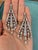 Metal Vintage Diamond Chandelier Earrings, 16 Carats, Platinum, Pair For Sale - Image 7 of 7