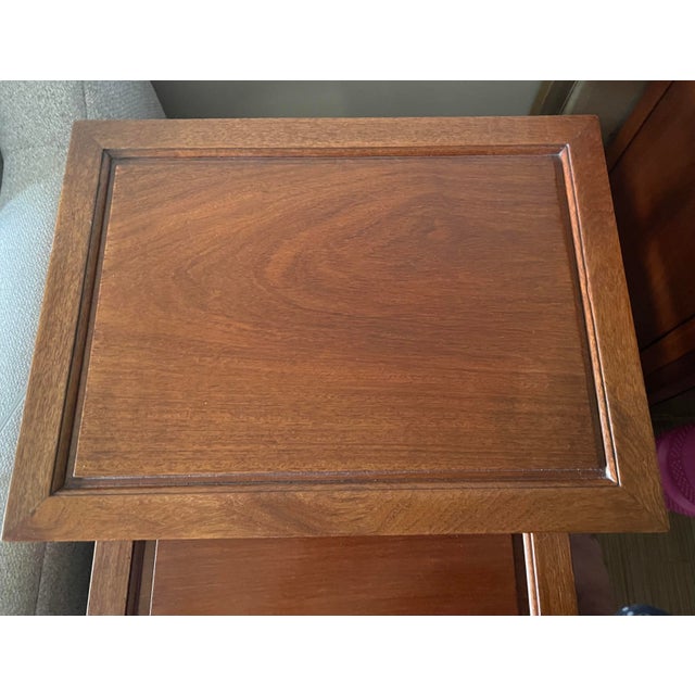 1960s Vintage Asian Rosewood Nesting Tables - Ming Style For Sale In Los Angeles - Image 6 of 8