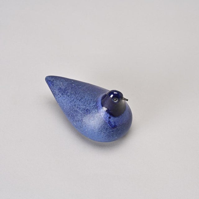 Blue Ceramic Birds by Gérald Olivier, Switzerland, 1970, Set of 2 For Sale - Image 8 of 18