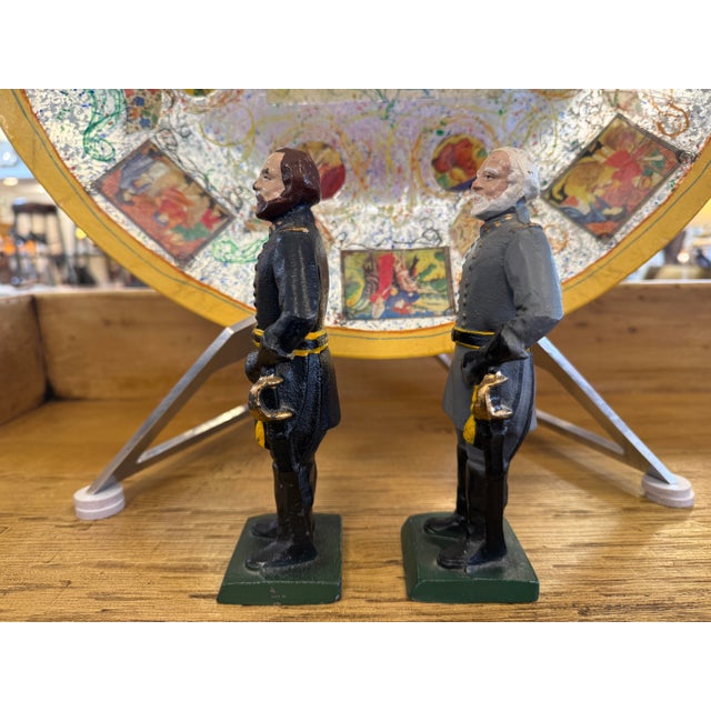 Ulysses S. Grant and Robert E. Lee Civil War General Bookends, Set For Sale In San Francisco - Image 6 of 12