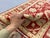 Red & Beige Persian-Style Floral Wool Rug, Natural Dyes, 3'4" X 4'11" For Sale - Image 15 of 16