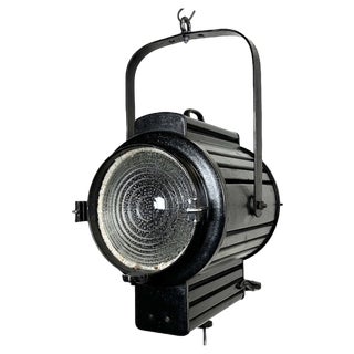 Vintage Black Theatre Spotlight Ceiling Light, 1960s For Sale