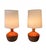 Vintage Mid Century Modern 1960s Lava Drip Glazed Ceramic Set of Table Lamps Pair For Sale - Image 9 of 11