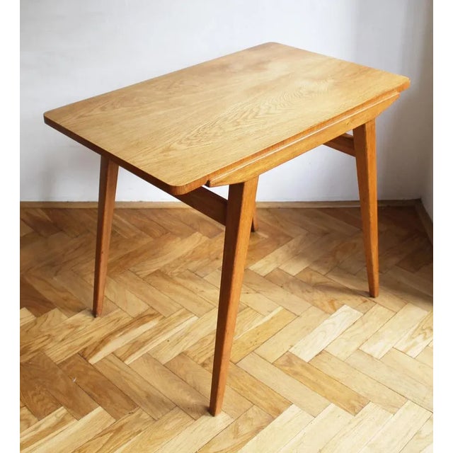 Wood Ash Coffee Table from Up Závody, 1950s For Sale - Image 7 of 12