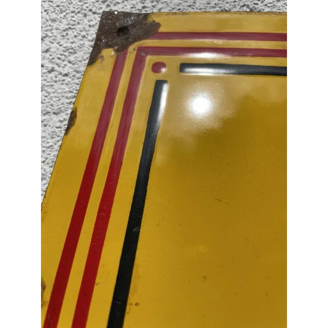 Mid-Century English Kodak Advertising Enamel Sign, 1950s For Sale - Image 9 of 11