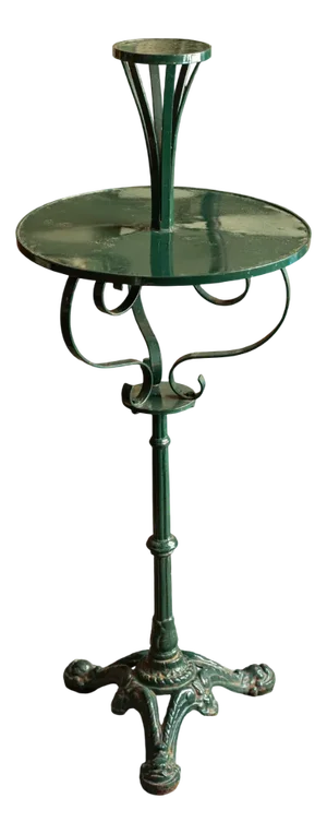 French Cast Iron Garden Table, 1890s