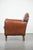 1990s Art Deco Club Chair in Sheepskin Leather For Sale - Image 5 of 14