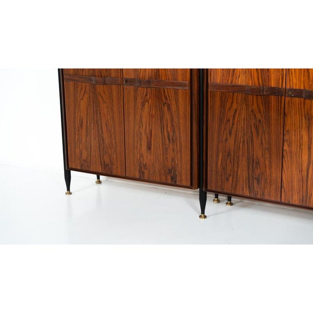 Mid-Century Wooden Double Cabinet, Italy, 1960s For Sale - Image 3 of 14