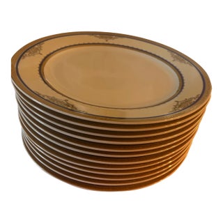 Set of 12 Porcelain Plates by Golda Inc Germain Design, 1990s For Sale