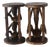 Vintage African Figural Carved Tables-a Pair For Sale