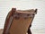 Norwegian Lounge Chair in Brown Furniture Leather, 1970s For Sale - Image 12 of 18